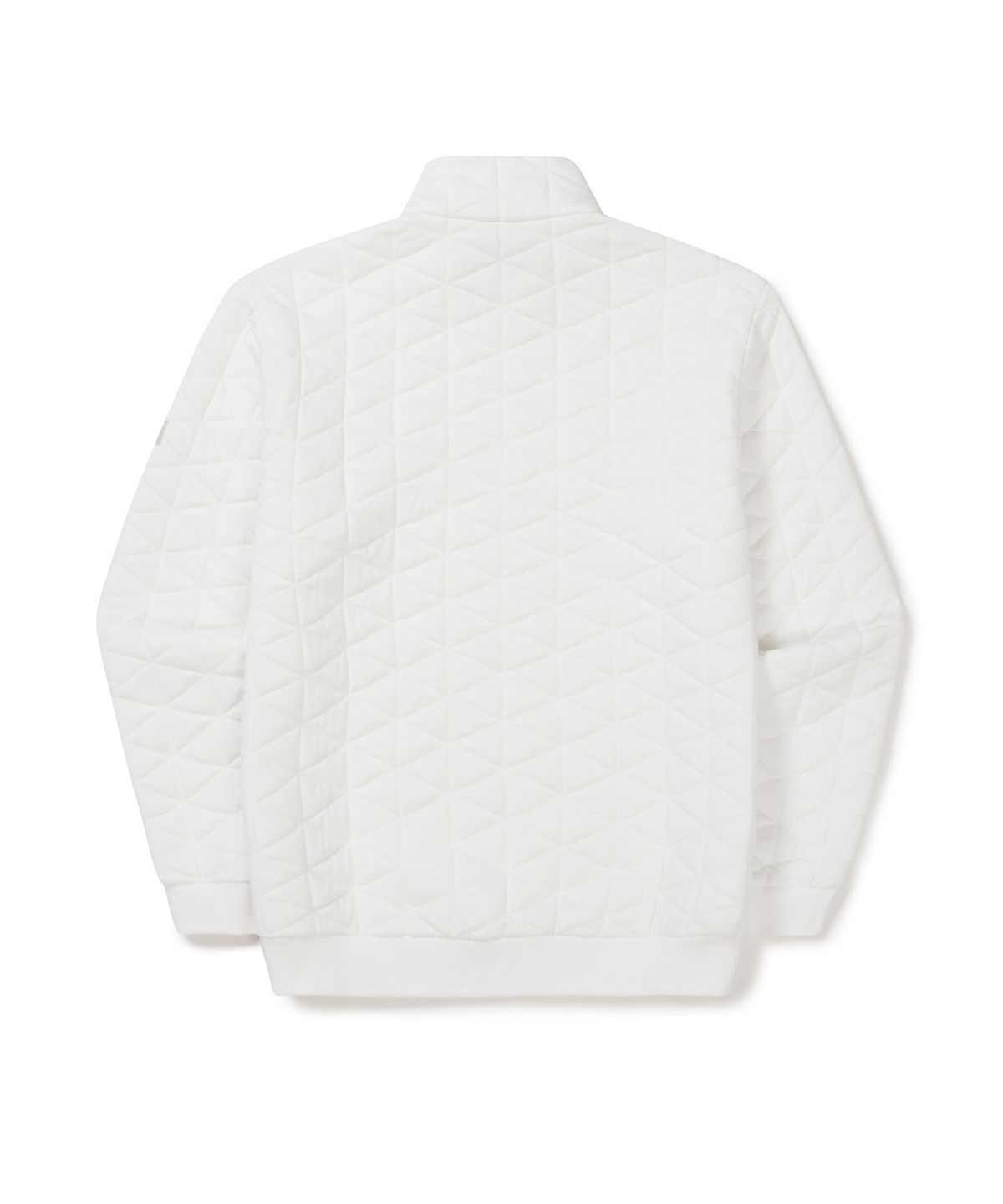 스노우피크 어패럴(SNOWPEAK APPAREL) 퀼팅 반집업 맨투맨 (S24WMFZT34) Off White