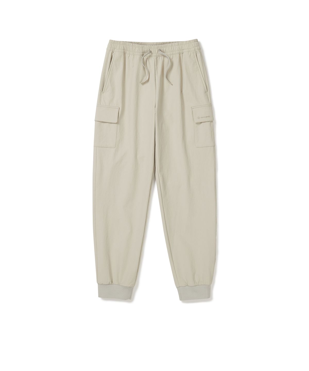 스노우피크 어패럴(SNOWPEAK APPAREL) 라고 약기모 여성 카고 조거 팬츠 (S24WWTPT35) Light Beige