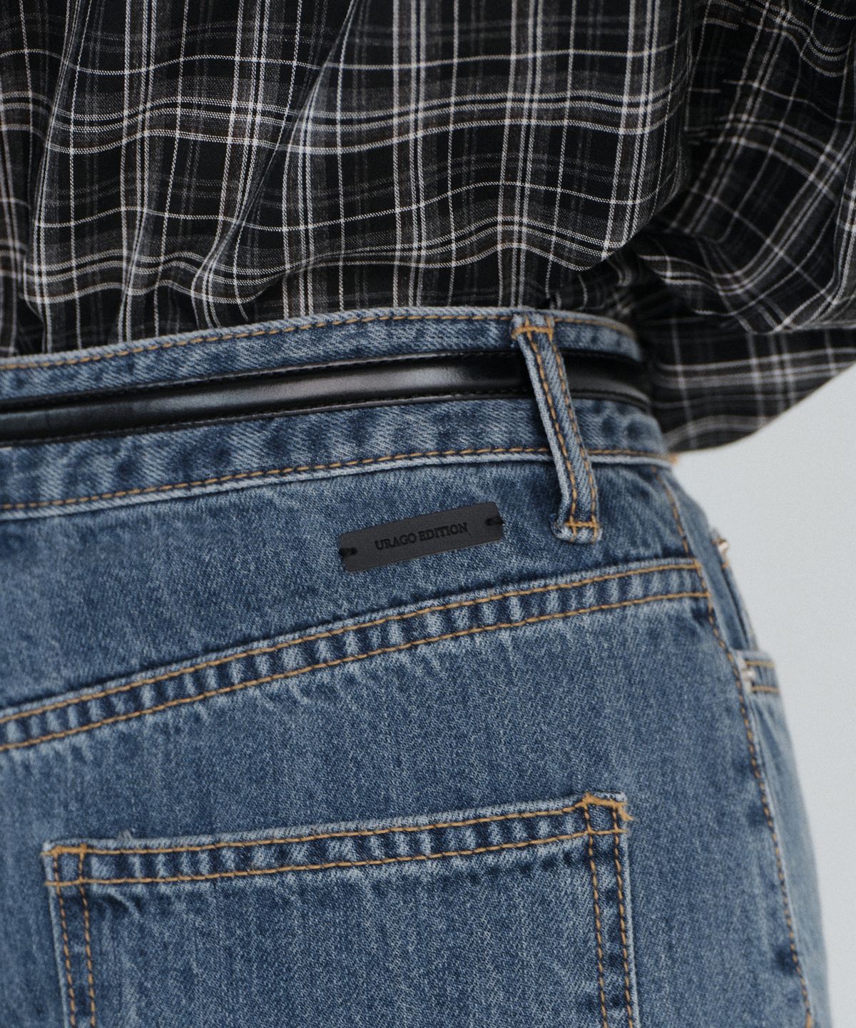 유라고(URAGO) Jade slim straight denim