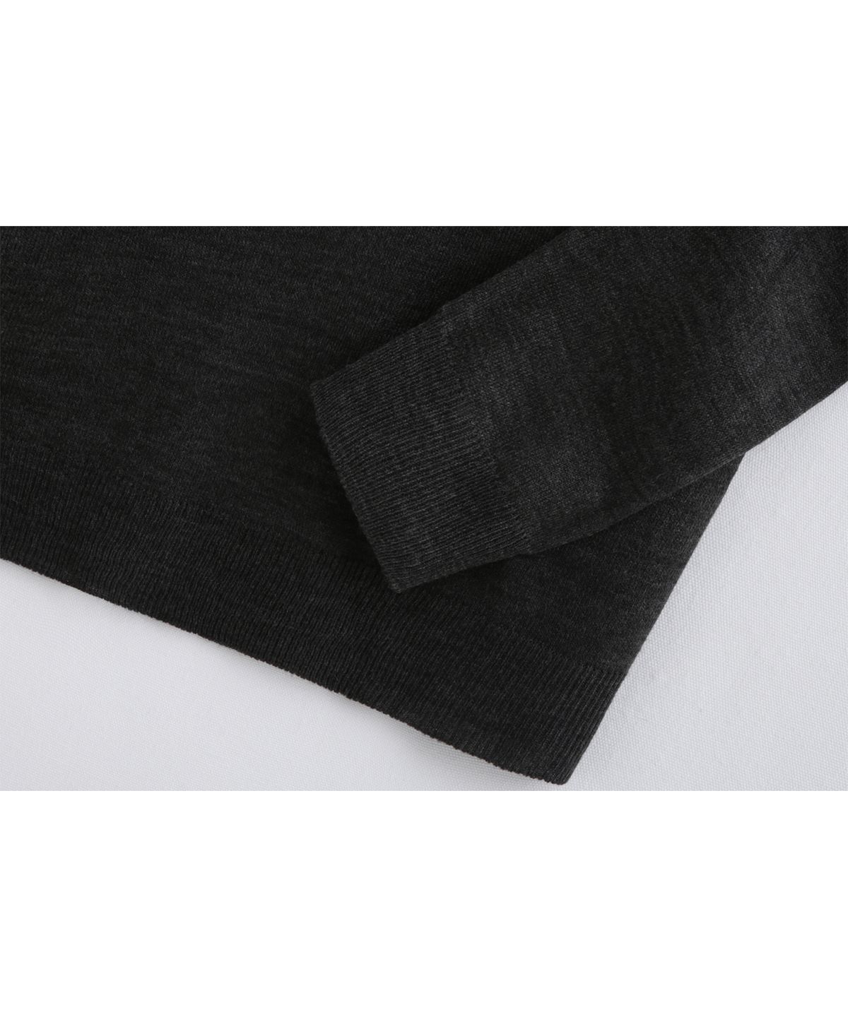 애쉬아워(ASHOUR) Gold Button Round Knit Charcoal