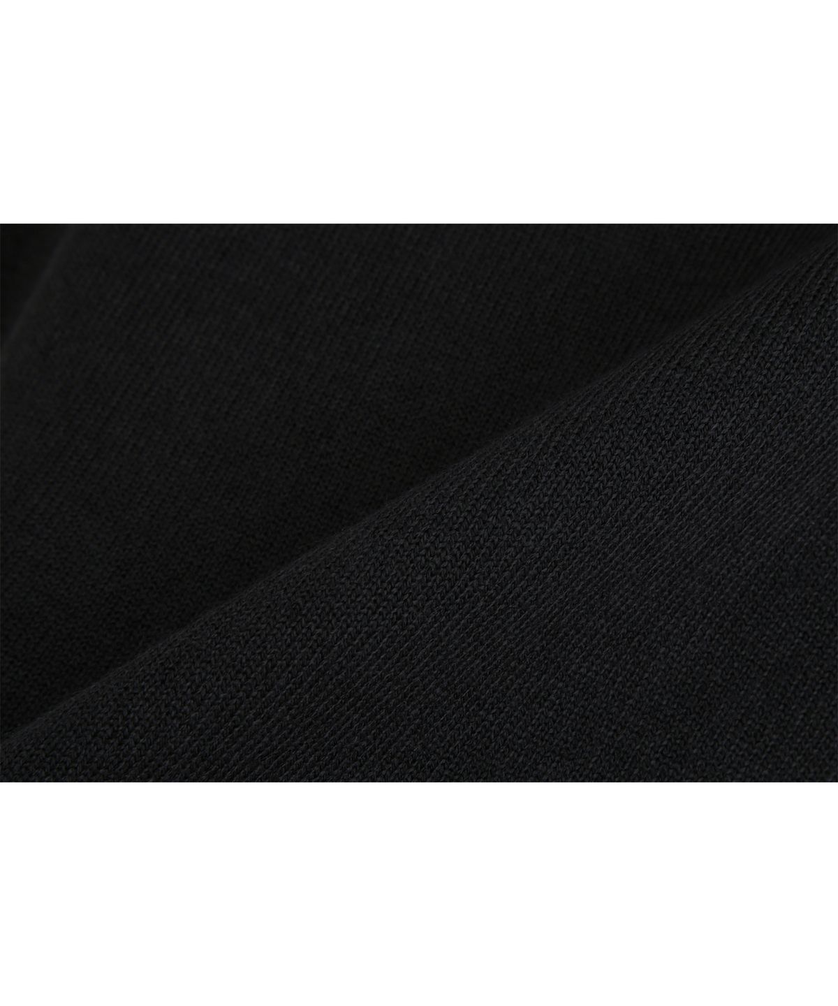 애쉬아워(ASHOUR) Gold Button Round Knit Black