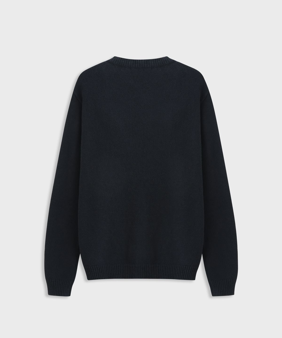 애쉬아워(ASHOUR) Round Neck Button Cardigan Navy