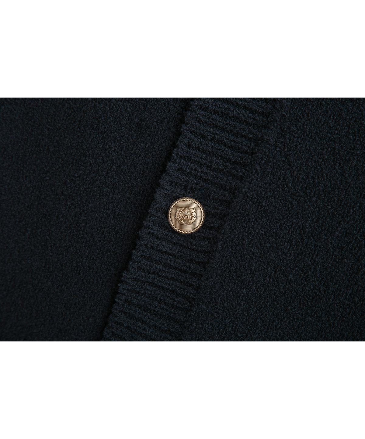 애쉬아워(ASHOUR) Round Neck Button Cardigan Navy