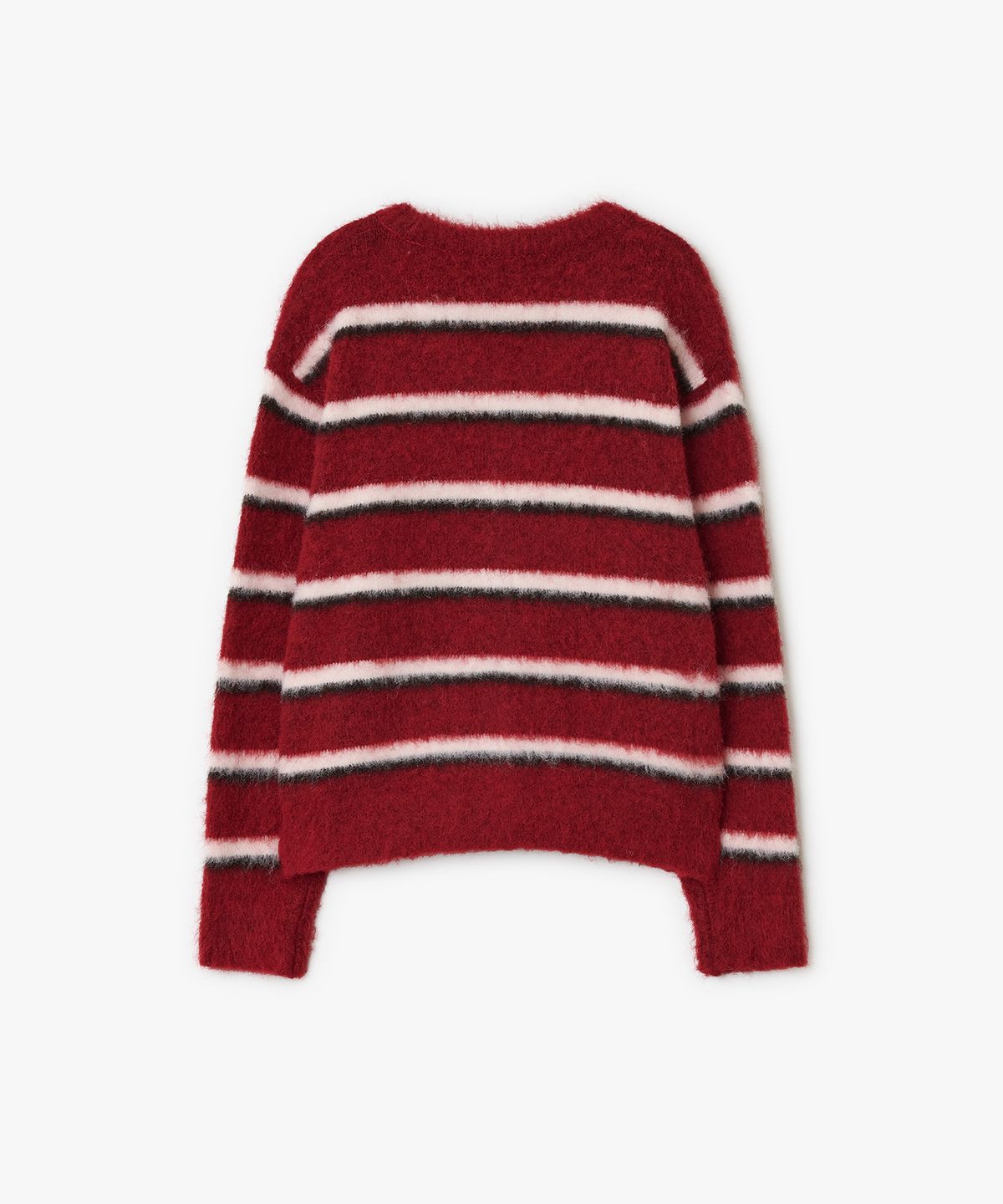 썬번프로젝트(SUNBURNPROJECT) Hairy Overfit Cardigan, BURGUNDY