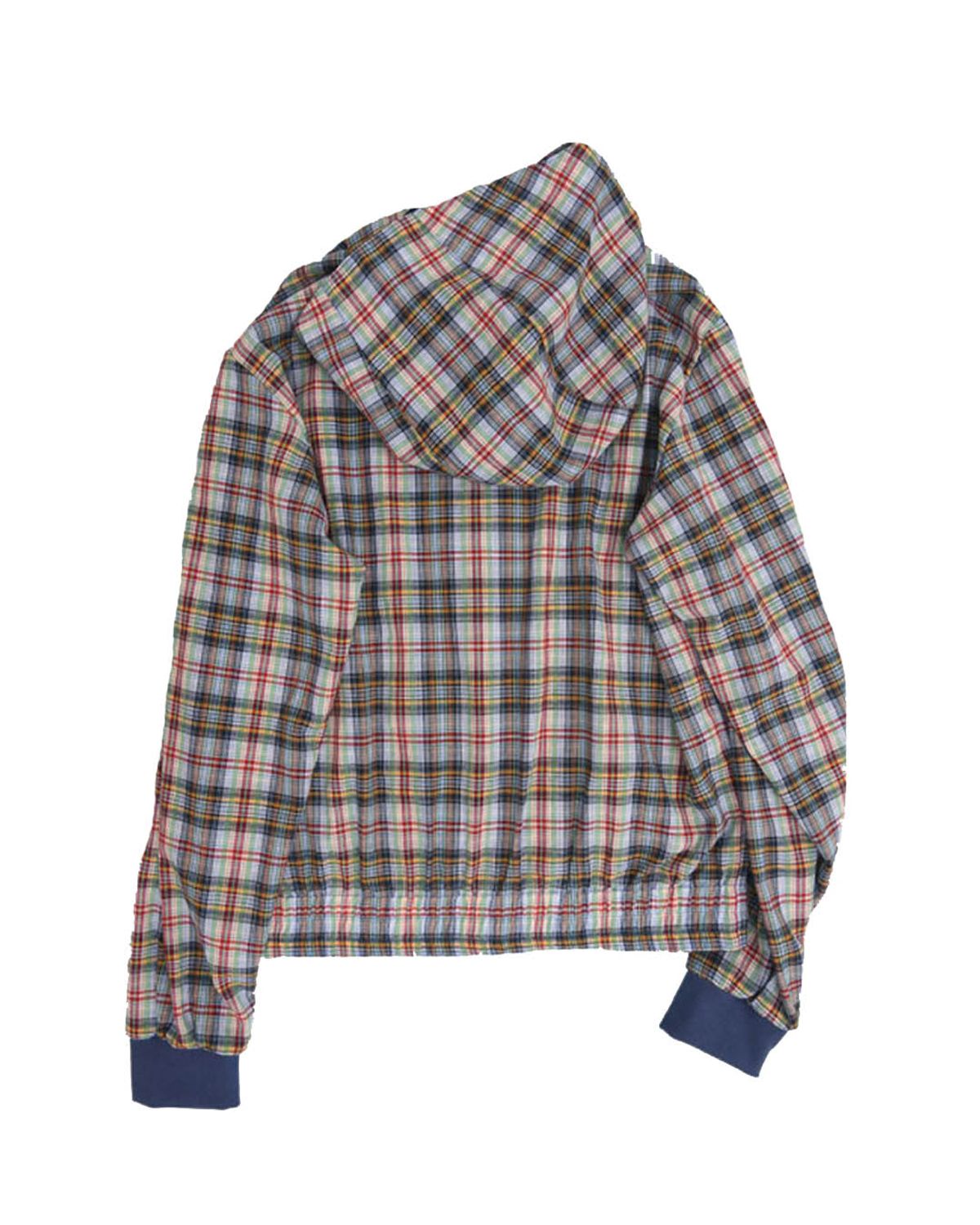 더뮤지엄비지터(THEMUSEUMVISITOR) LOVE CHECK JACKET (MULTI 