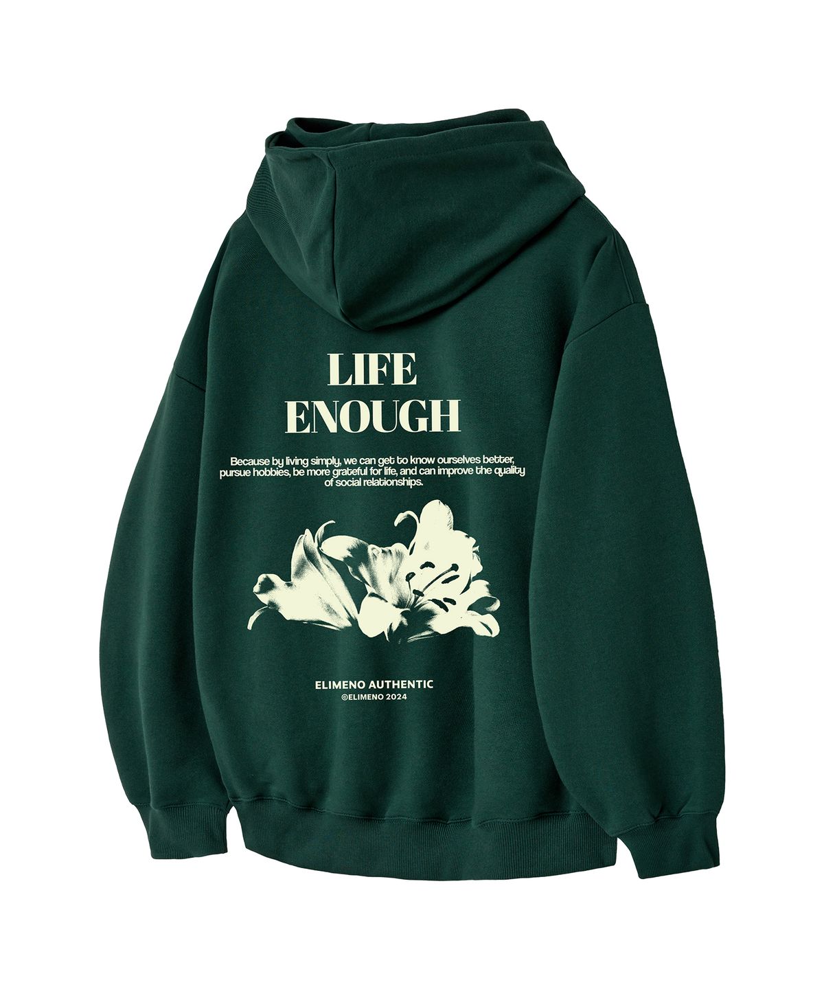 엘리메노(ELIMENO) EL 서브아워 후드티셔츠 5Color