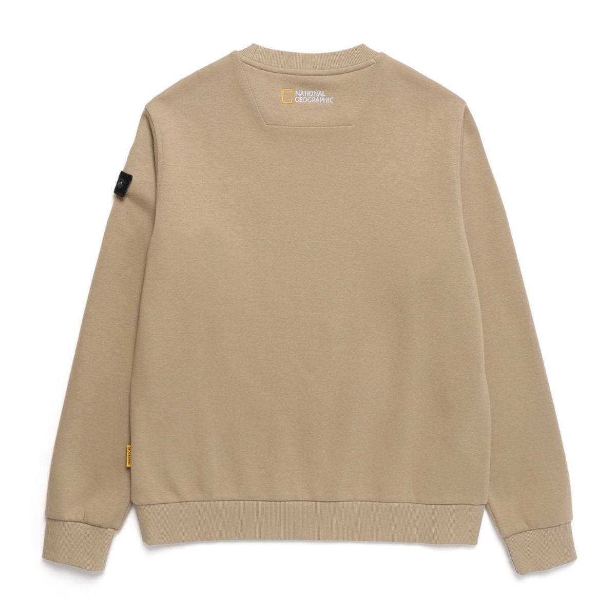 내셔널지오그래픽(NATIONALGEOGRAPHIC) N244USW950 폴리카터 스몰 로고 맨투맨 D BEIGE