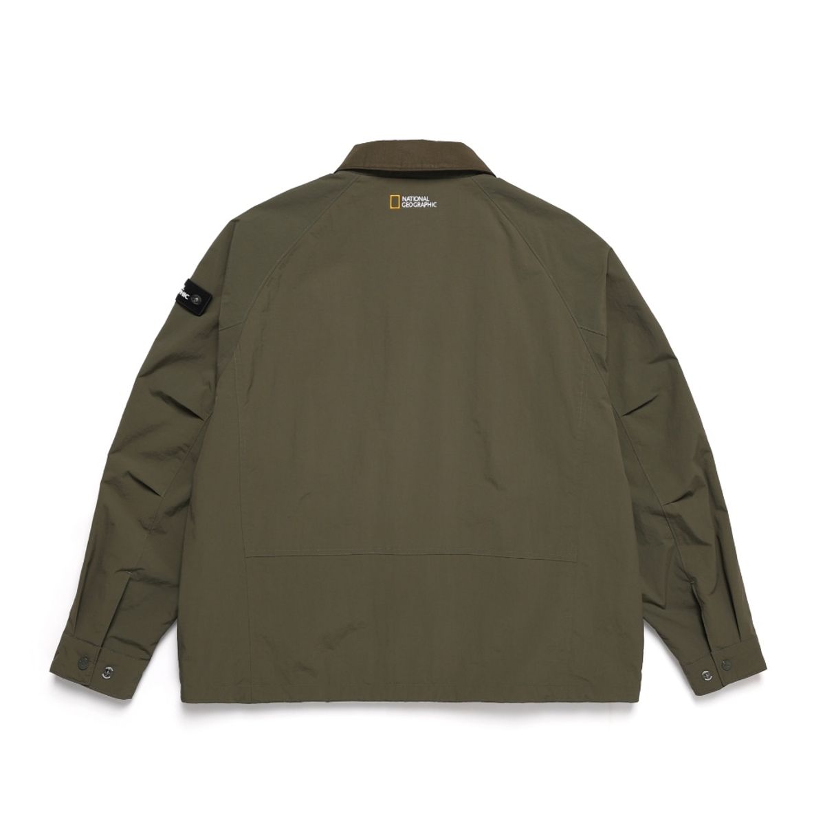 내셔널지오그래픽(NATIONALGEOGRAPHIC) N243MJP020 카라배색 아웃포켓 헌팅 자켓 KHAKI