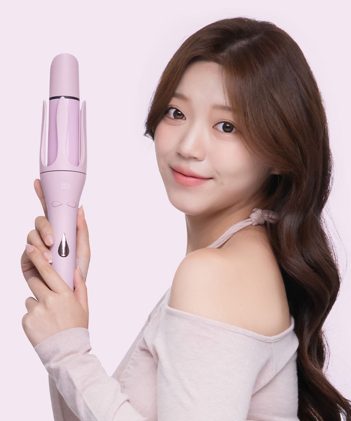 오아(OA) 오토 고데기 40mm 자동 회전 봉 고대기