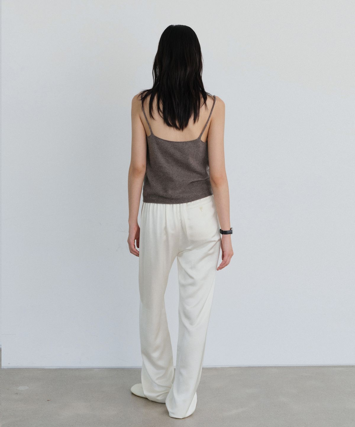 유라고(URAGO) Satin banding pants