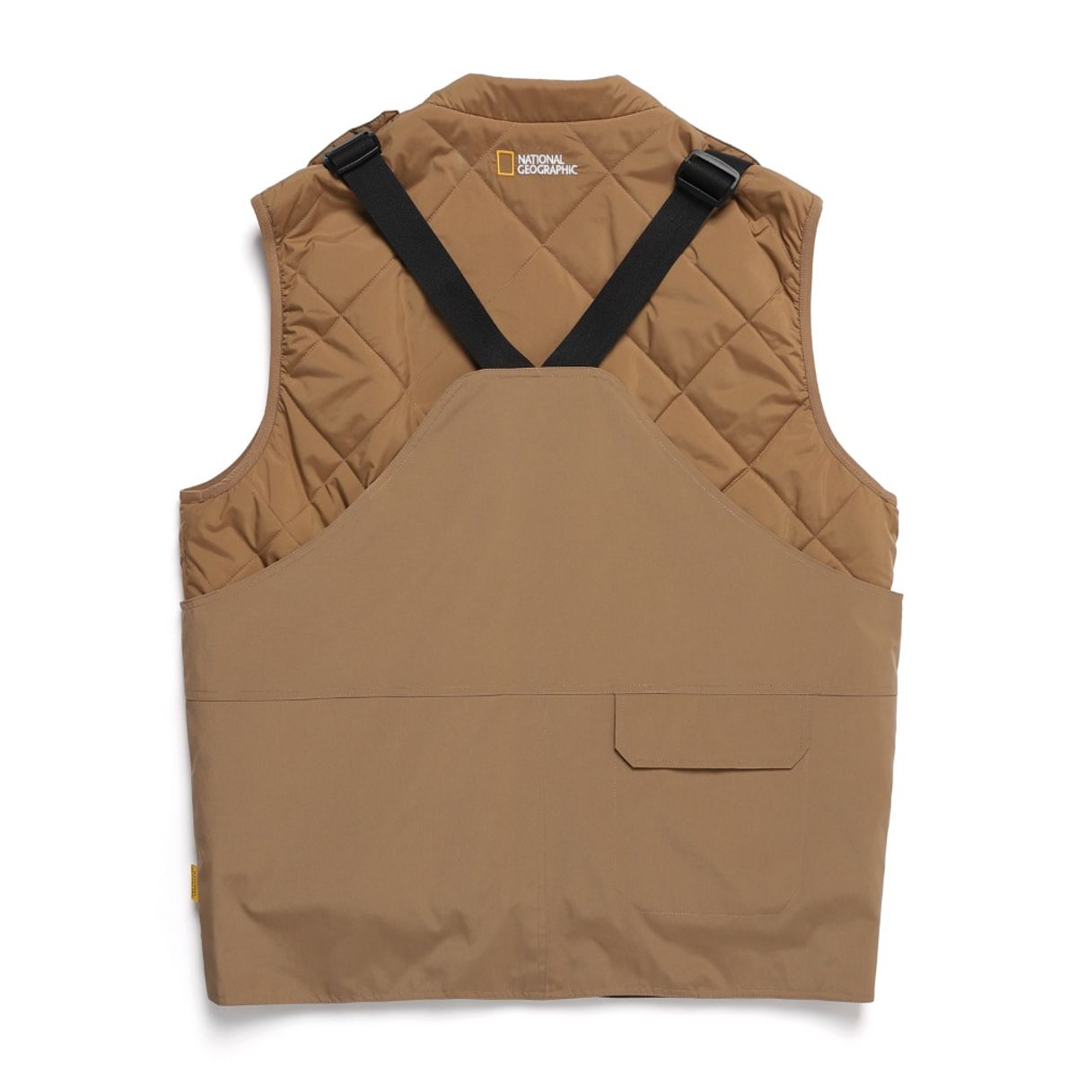 내셔널지오그래픽(NATIONALGEOGRAPHIC) N244MPV020 NRN 2 IN 1 패딩 베스트 TAN