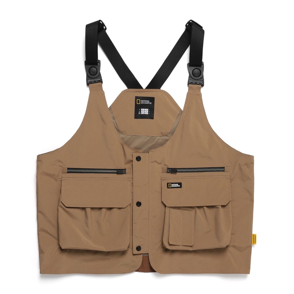 내셔널지오그래픽(NATIONALGEOGRAPHIC) N244MPV020 NRN 2 IN 1 패딩 베스트 TAN
