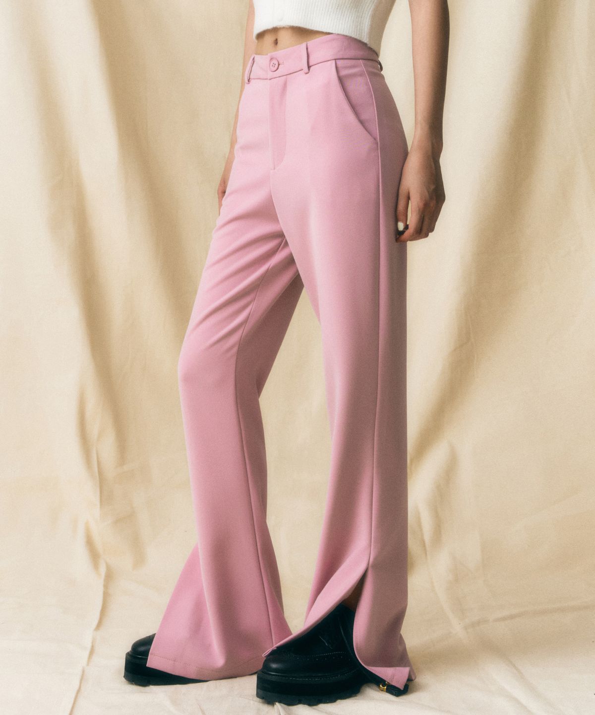 어반드레스(AVANDRESS) Side Slit Bootcut Slacks - 4COL