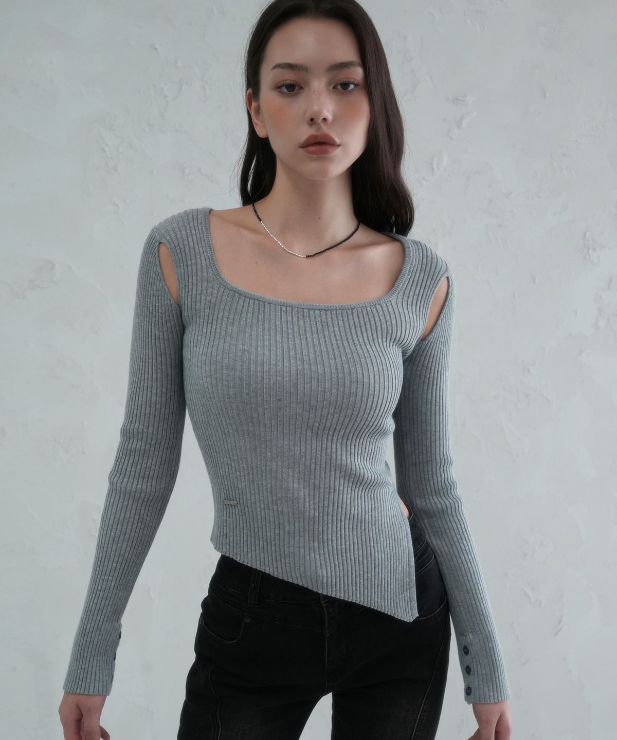 어반드레스(AVANDRESS) Hilda Shoulder-hole Knit - 4COL