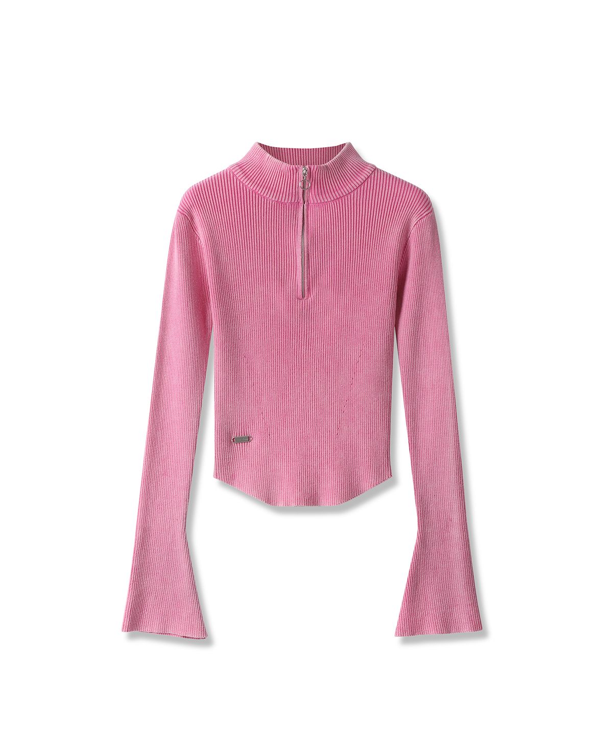 어반드레스(AVANDRESS) May Bell Sleeve Half Zip-up Knit - 3COL