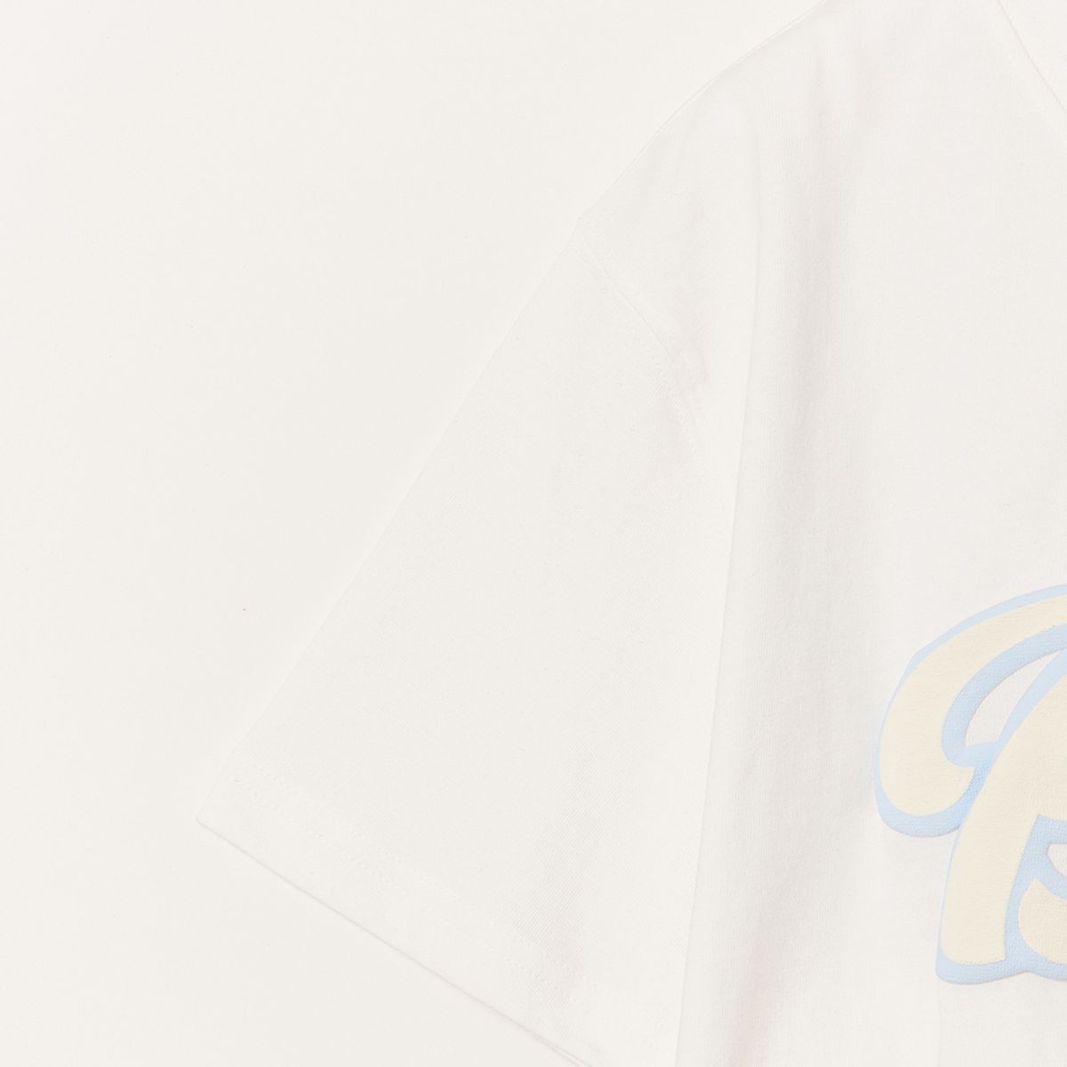 블로우(BLOW) BUBBLE LOGO CROP WHITE