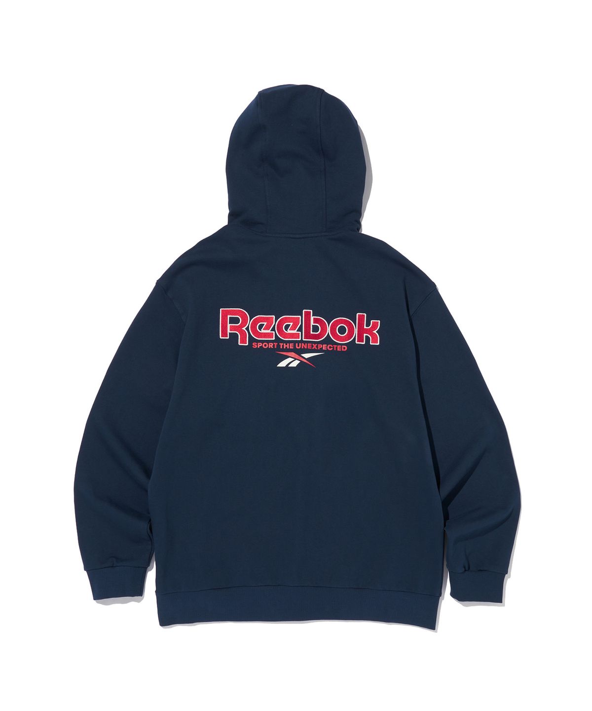 리복(REEBOK) 벡터 후드집업 - 네이비