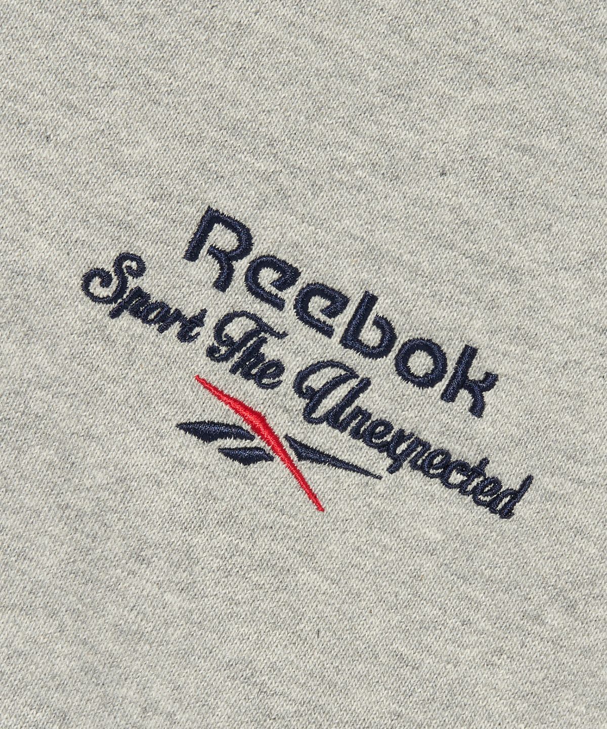 리복(REEBOK) 크롭 후드집업 (W)- 그레이