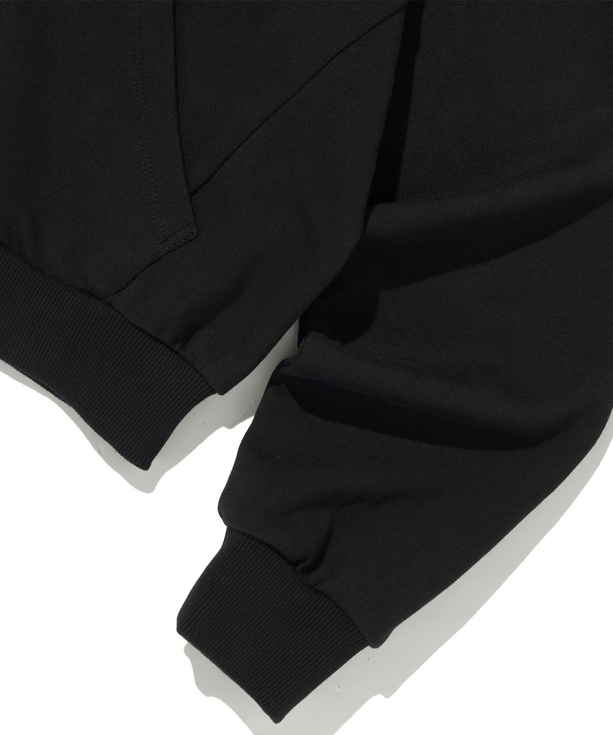 리복(REEBOK) 크롭 후드집업 (W)- 블랙