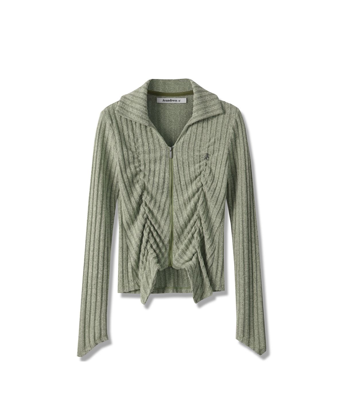 어반드레스(AVANDRESS) Faye shirring Zip-up - 5COL