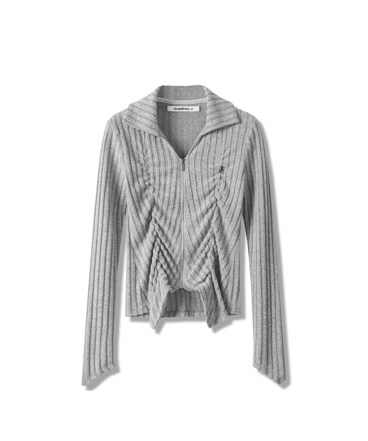 어반드레스(AVANDRESS) Faye shirring Zip-up - 5COL