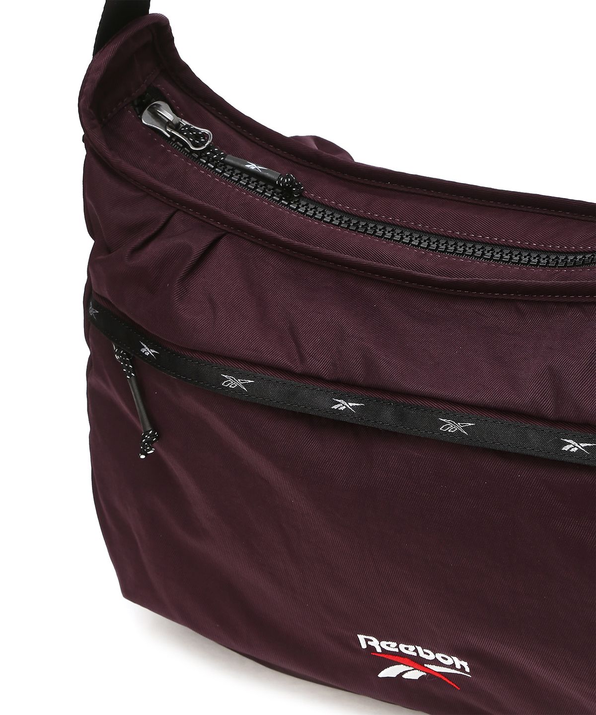 리복(REEBOK) 프라이머리 나일론 크로스백 - 버건디