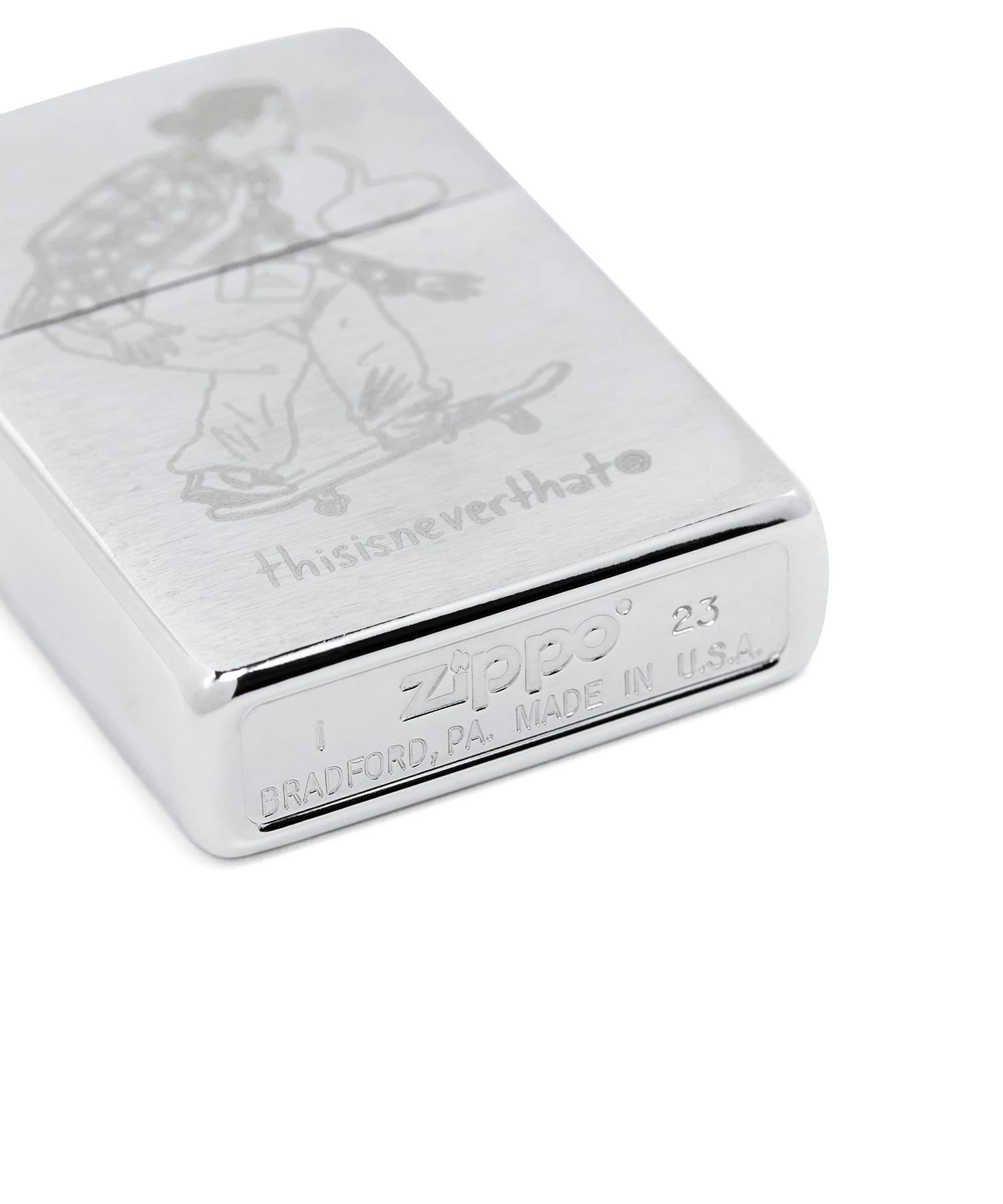 thisisneverthat /ディスイズネバーザット★シルバー925 10号 MUSINSA公式 | thisisneverthat® Sketch Zippo® Lighter Silver