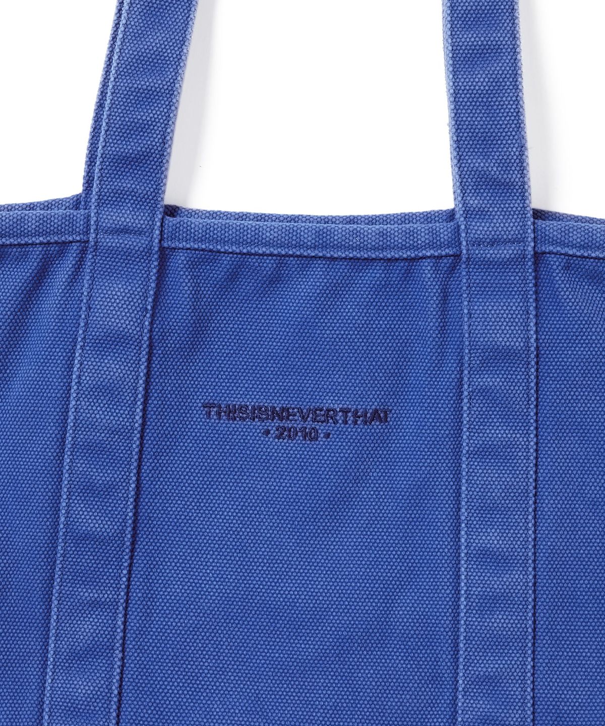 디스이즈네버댓(THISISNEVERTHAT) Washed Canvas Tote Bag Royal