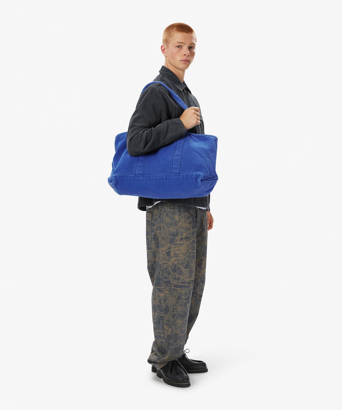 디스이즈네버댓(THISISNEVERTHAT) Washed Canvas Tote Bag Royal