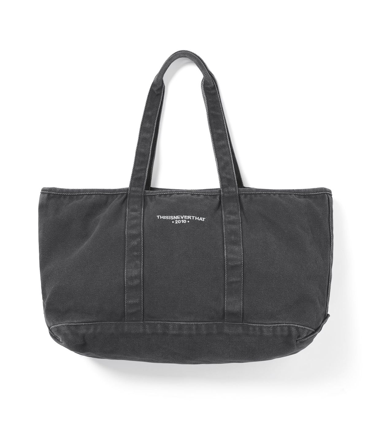 디스이즈네버댓(THISISNEVERTHAT) Washed Canvas Tote Bag Charcoal