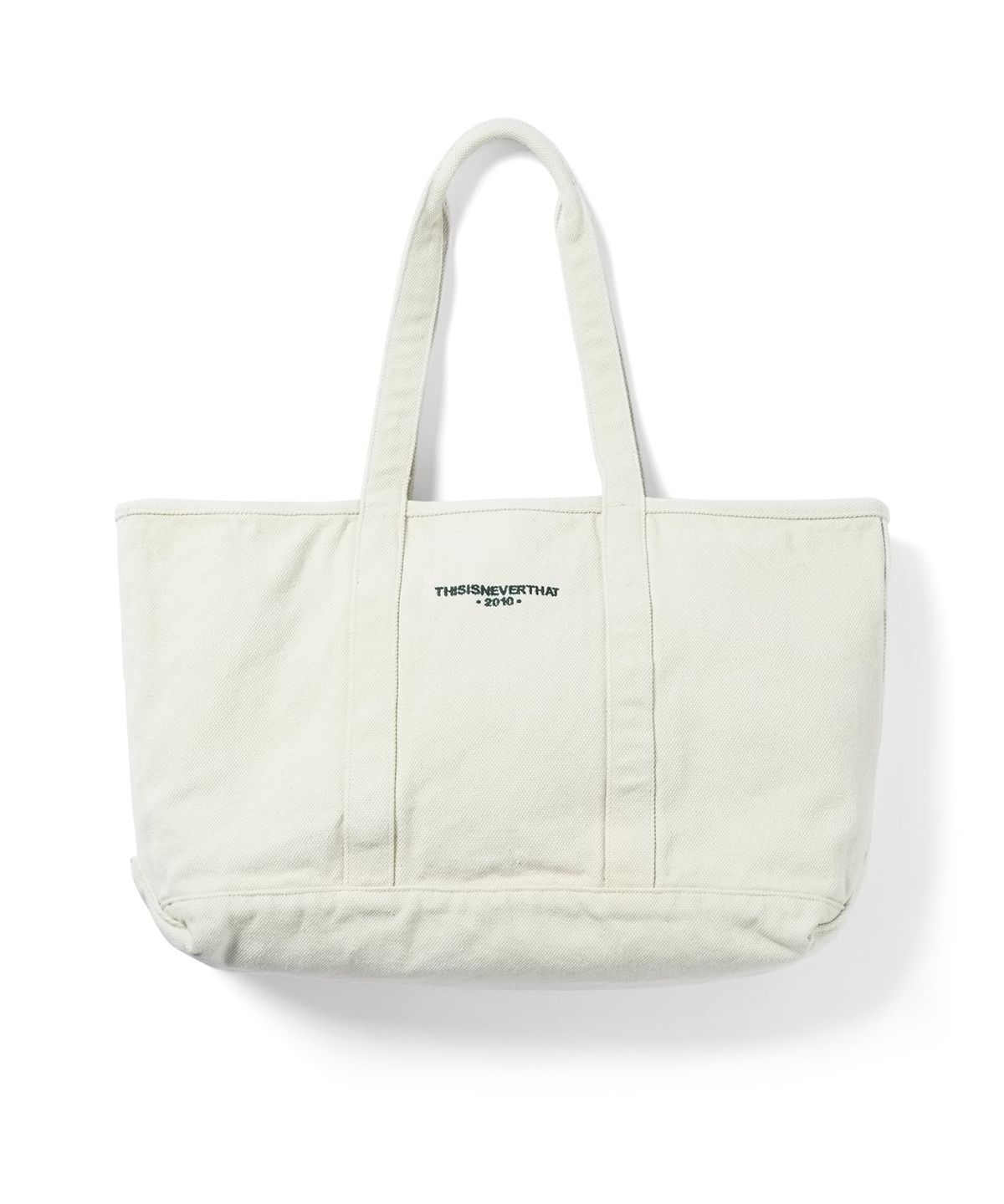 디스이즈네버댓(THISISNEVERTHAT) Washed Canvas Tote Bag Natural