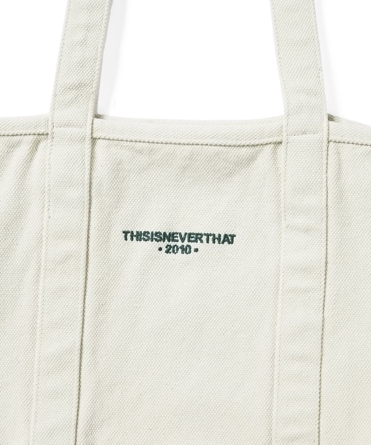 디스이즈네버댓(THISISNEVERTHAT) Washed Canvas Tote Bag Natural