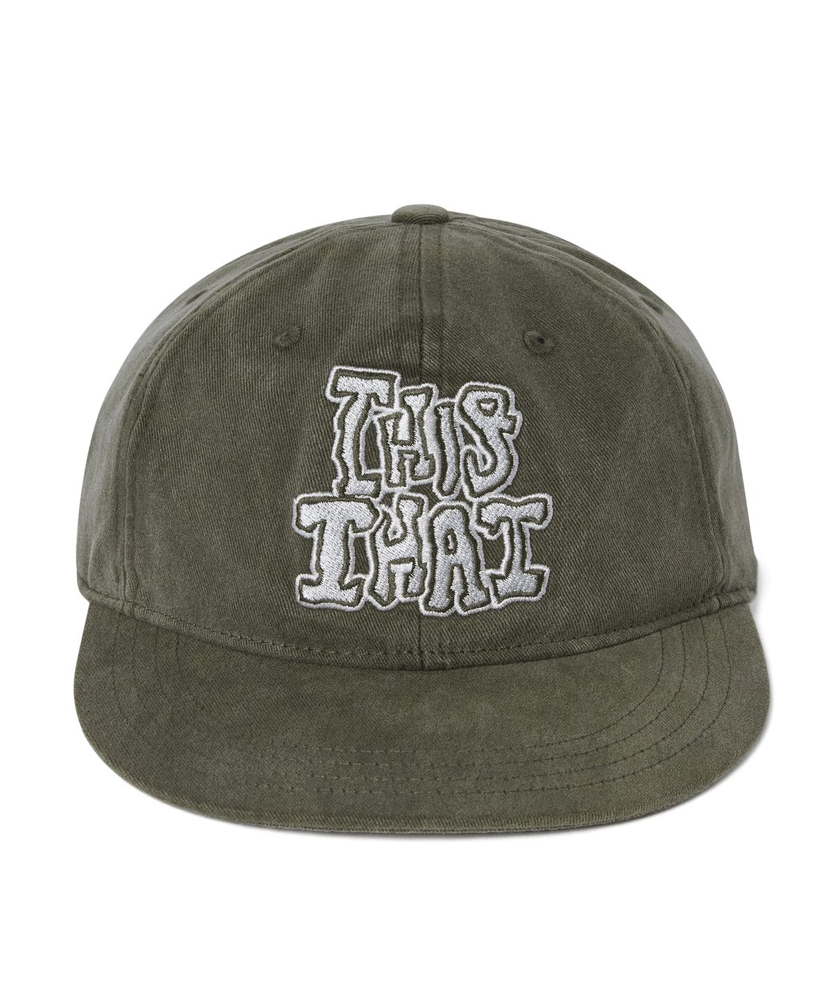 디스이즈네버댓(THISISNEVERTHAT) Washed THISTHAT Cap Charcoal