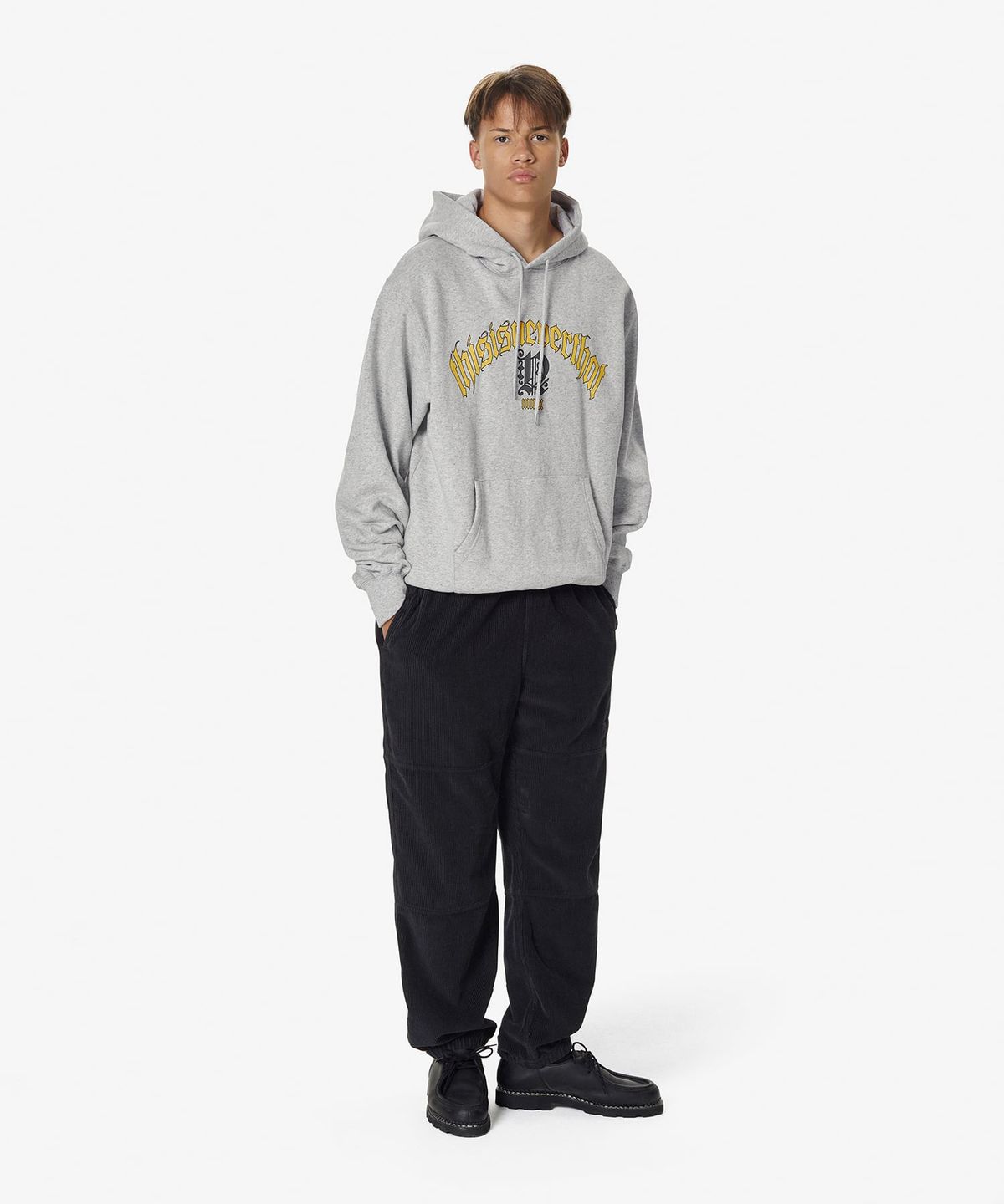 디스이즈네버댓(THISISNEVERTHAT) Corduroy Field Pant Black