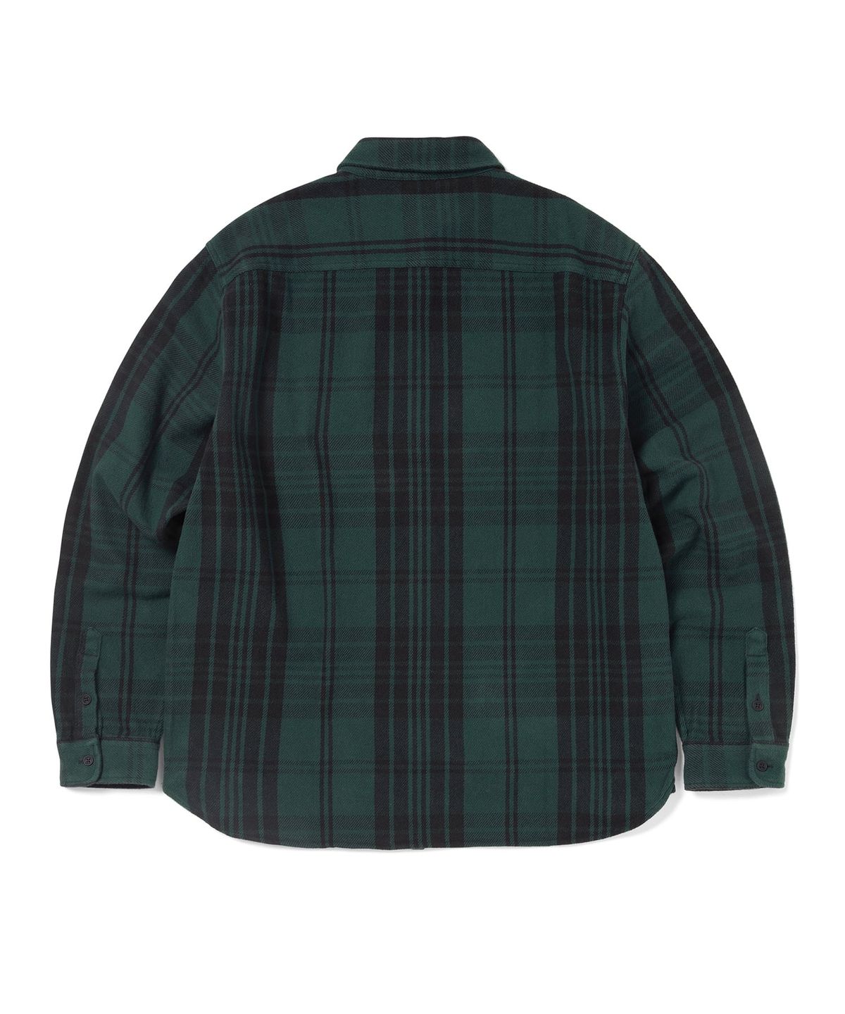 디스이즈네버댓(THISISNEVERTHAT) Big Flannel Work Shirt Green