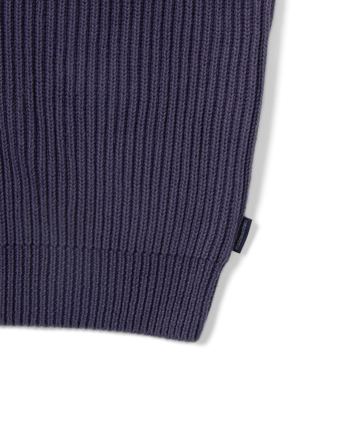 디스이즈네버댓(THISISNEVERTHAT) Washed Block Knit Sweater Navy