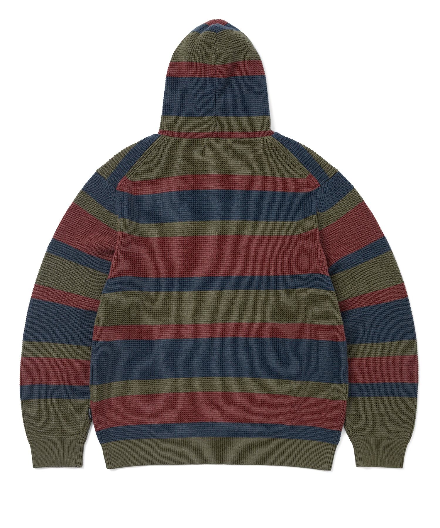 さらに100円引き◆thisisneverthat◆Striped Waffle Knit Hoodie Striped Waffle Knit Hoodie – thisisneverthat® JP