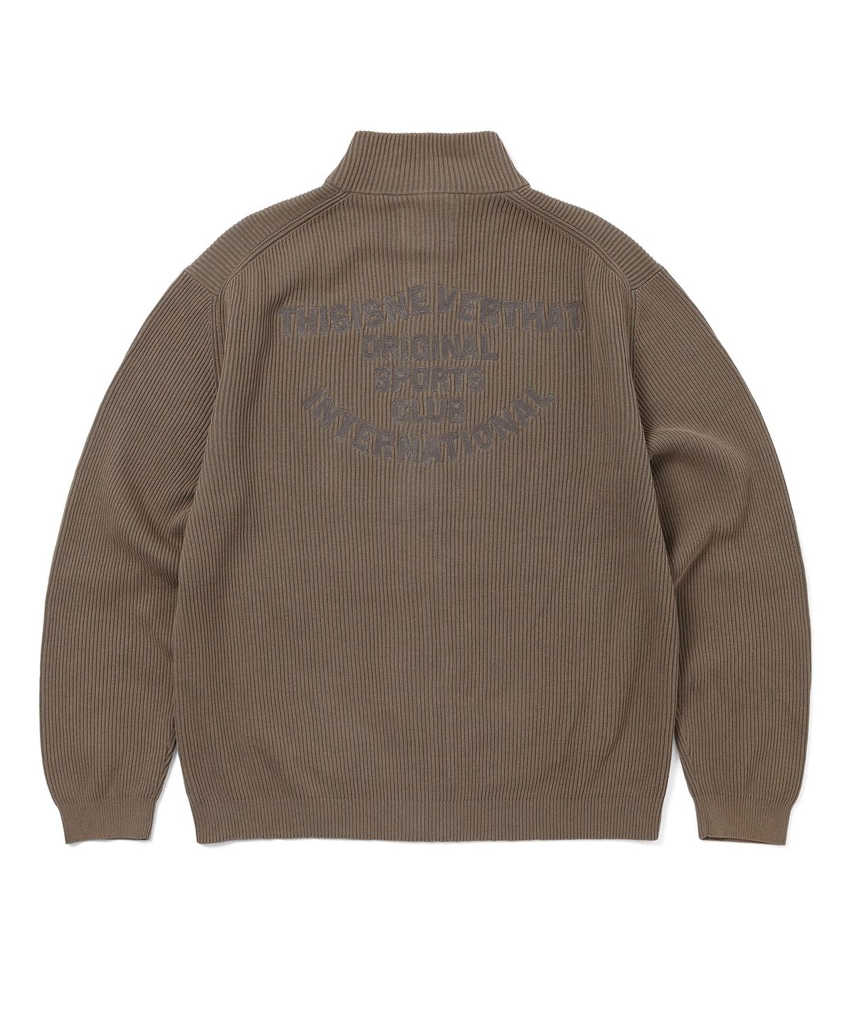 디스이즈네버댓(THISISNEVERTHAT) Washed Full Zip Cardigan Grey