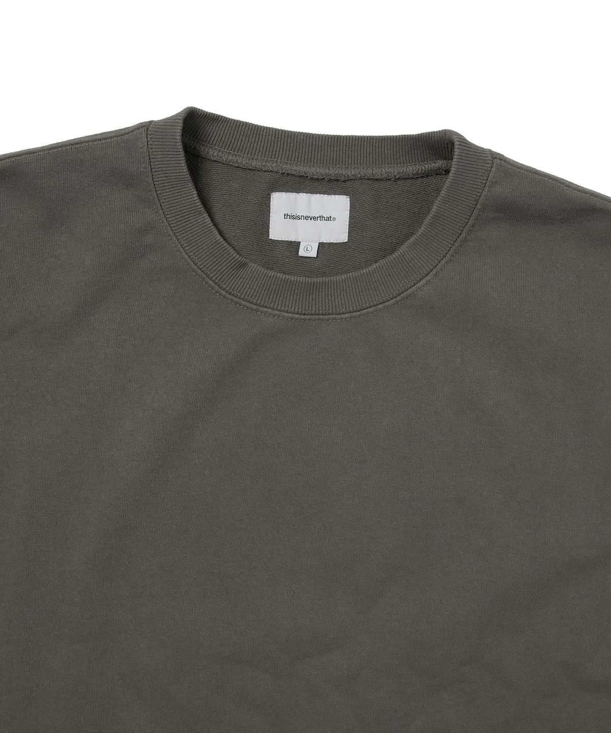 디스이즈네버댓(THISISNEVERTHAT) TNT Faded Crewneck Dark Mocha