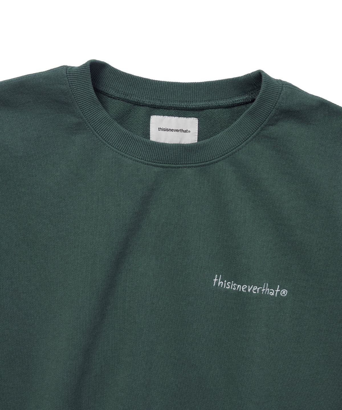 디스이즈네버댓(THISISNEVERTHAT) Sketch Embroidery Crewneck Dark Green