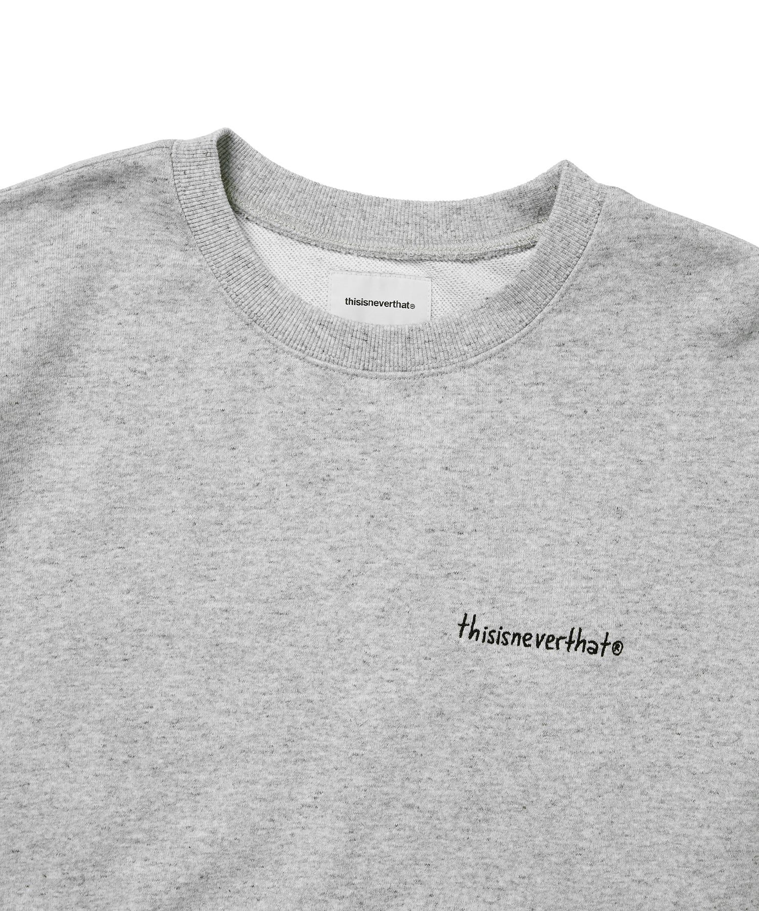 thisisneverthat T-logo Crewneck in Heather Grey | FWRD