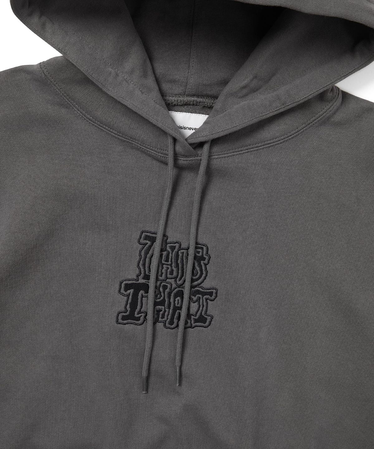 디스이즈네버댓(THISISNEVERTHAT) THISTHAT W Hoodie Dark Grey
