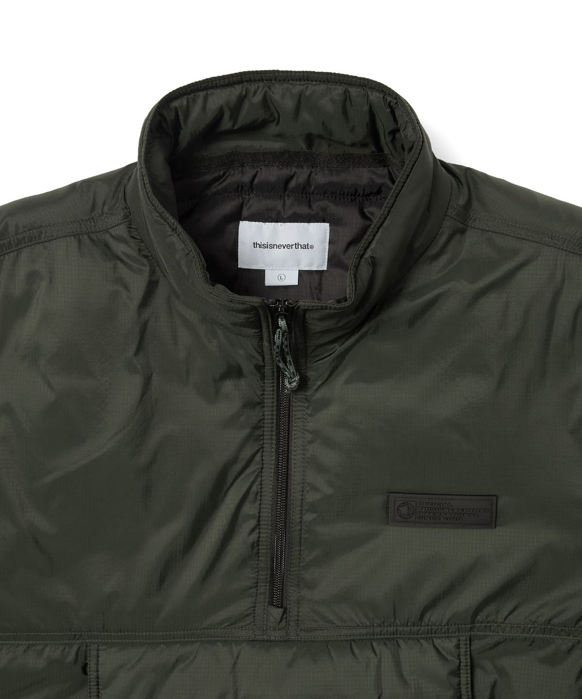 디스이즈네버댓(THISISNEVERTHAT) Nylon Insulated Pullover Green