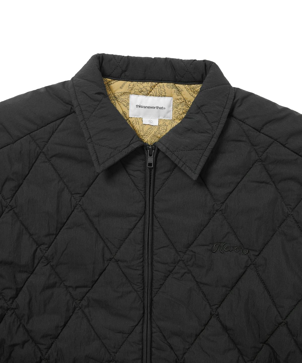 디스이즈네버댓(THISISNEVERTHAT) Quilted Jacket Black