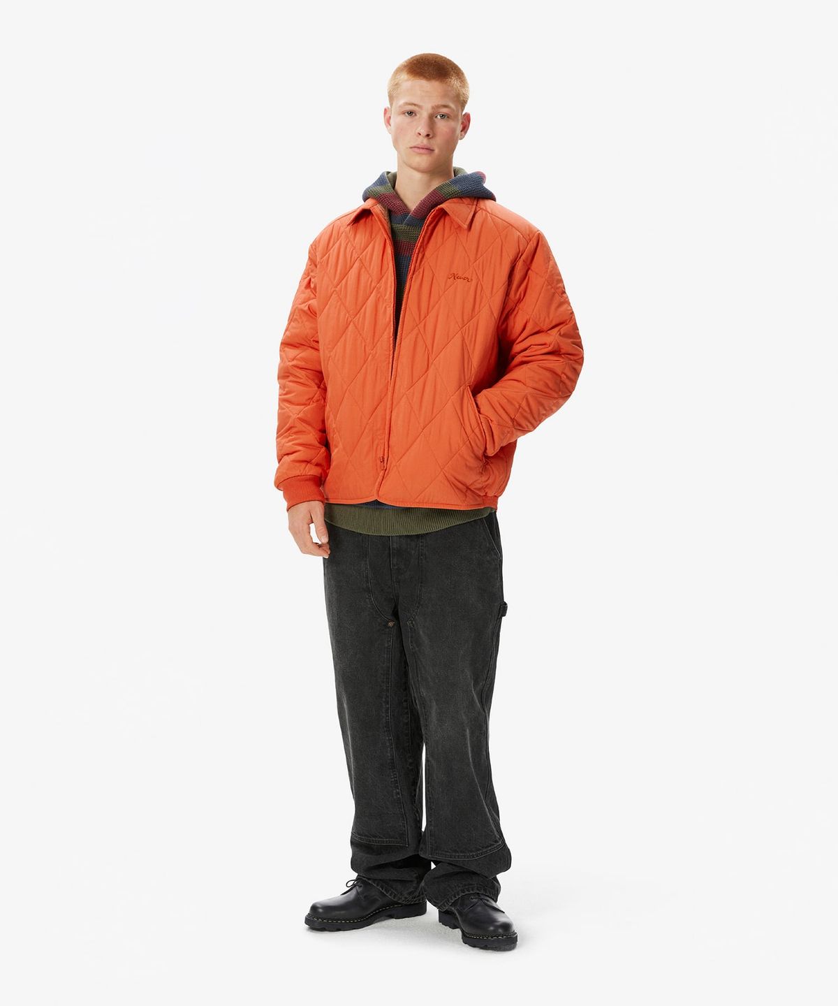디스이즈네버댓(THISISNEVERTHAT) Quilted Jacket Orange