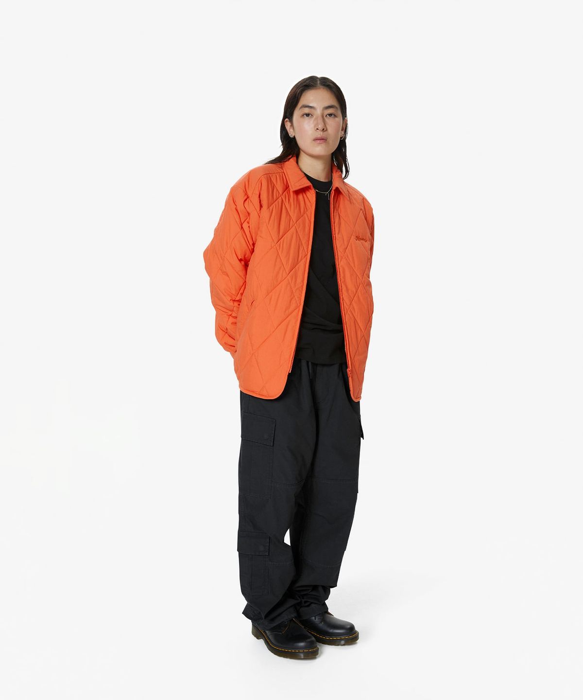디스이즈네버댓(THISISNEVERTHAT) Quilted Jacket Orange