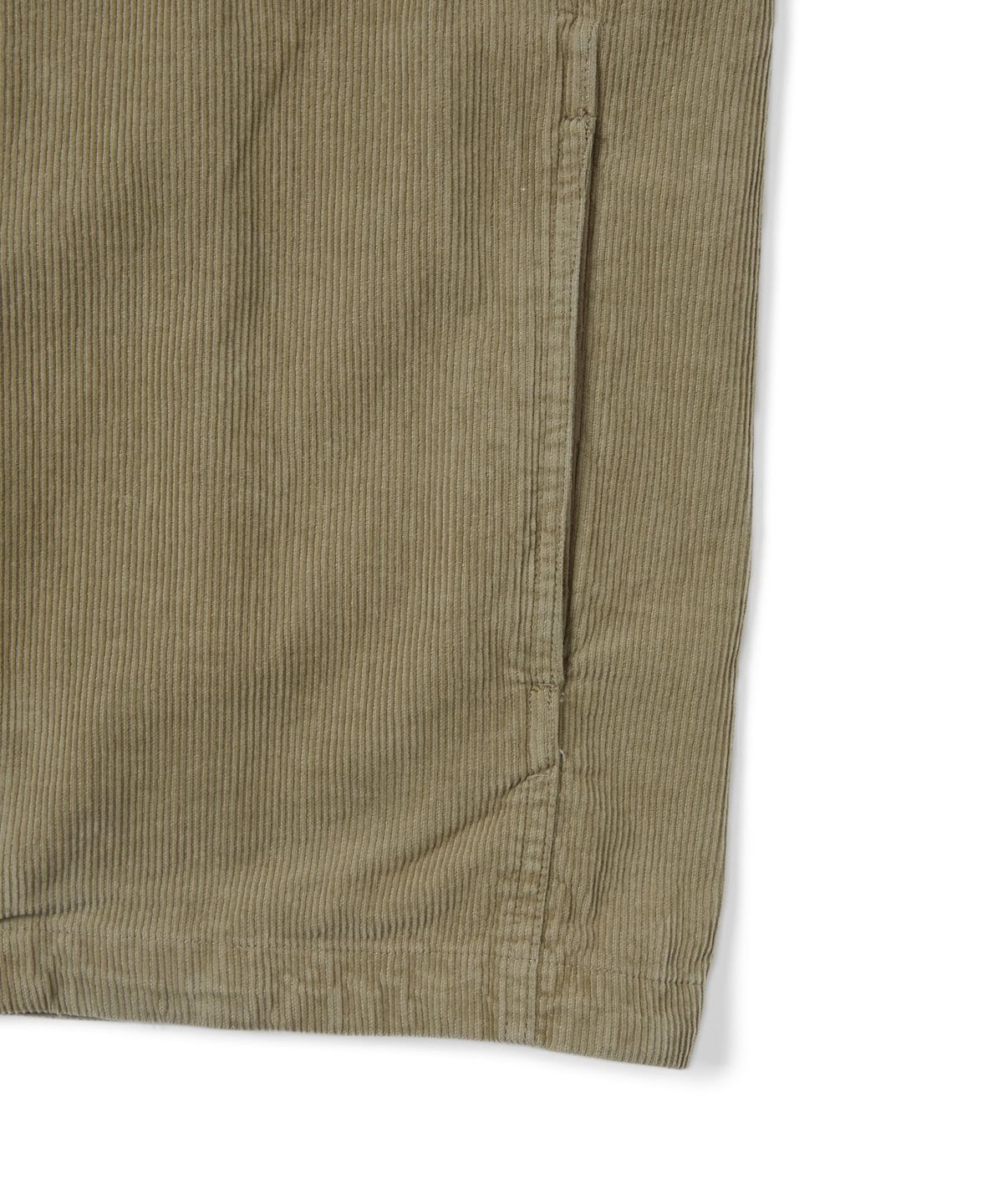 디스이즈네버댓(THISISNEVERTHAT) Washed Corduroy Zip Jacket Khaki