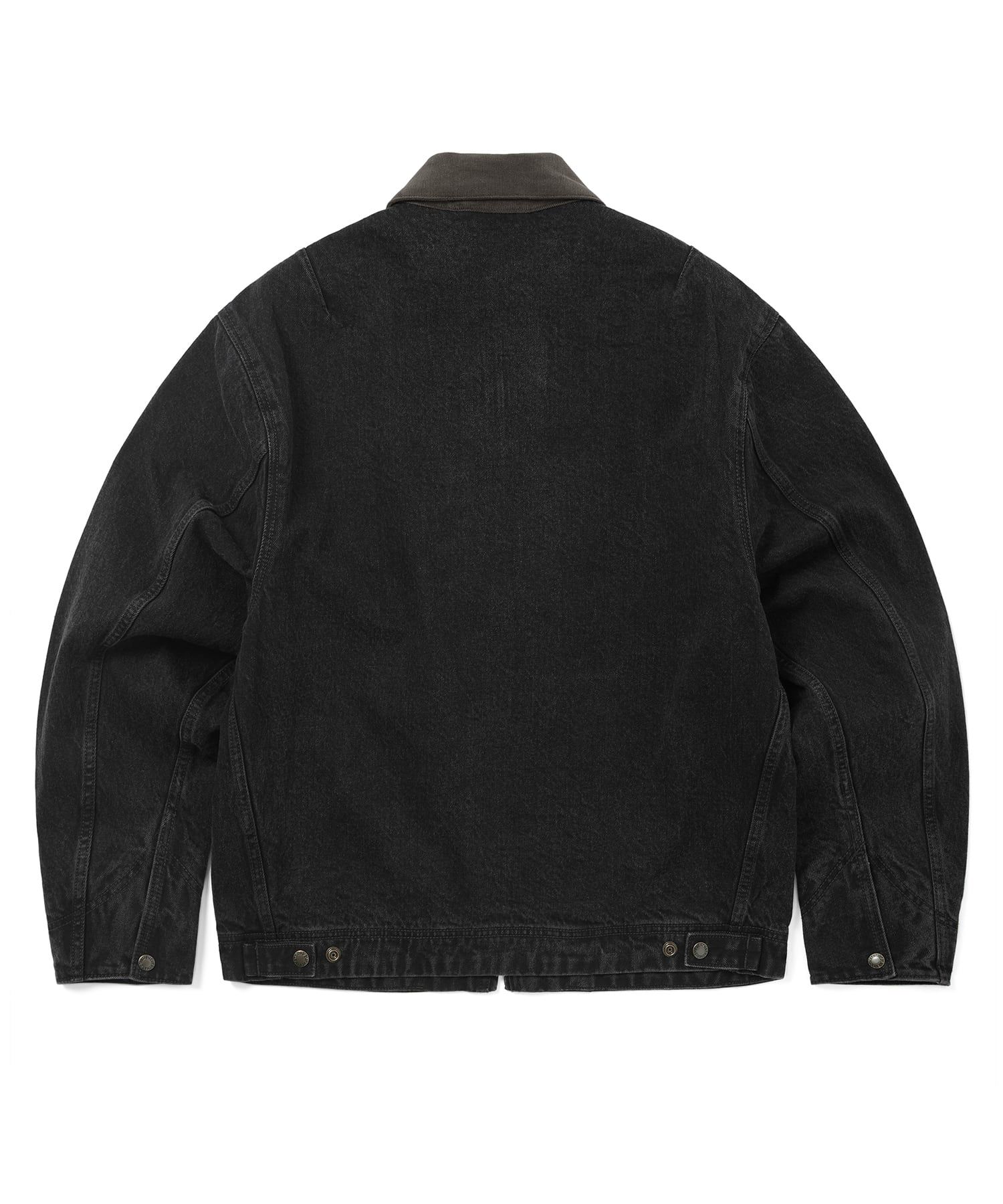 MUSINSA | thisisneverthat® Denim Work Jacket Black