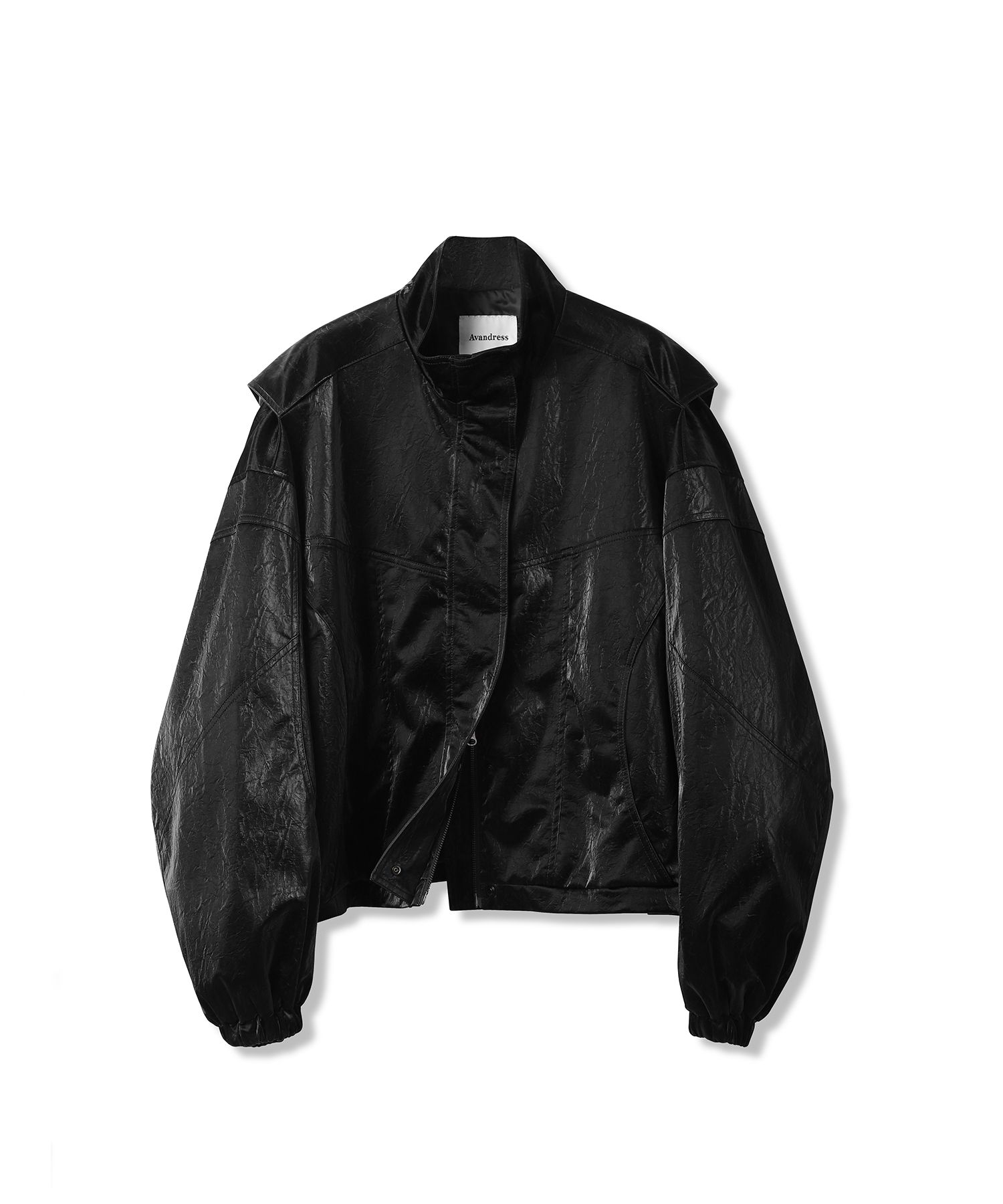 未使用　ARTISAN embroidery wool jacket black MUSINSA | AVANDRESS Stitch Art Leather Jacket BLACK