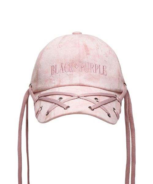 帽子 BLACKPURPLE Vortex Strap Eyelet Cap 再入荷【BLACK PURPLE】Vortex strap eyelet cap | OUR BRAND